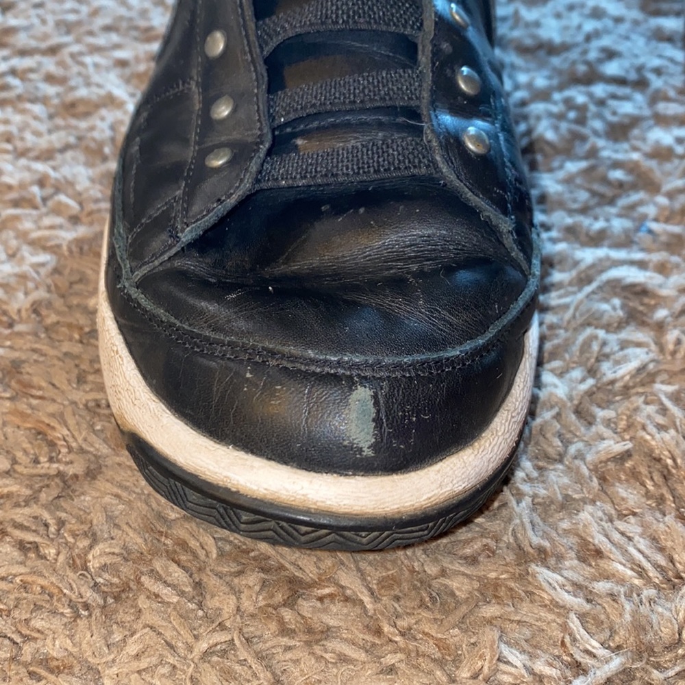 RARE Nike gamma force mid elastic lace snap front leather sneakers - Picture 4 of 13